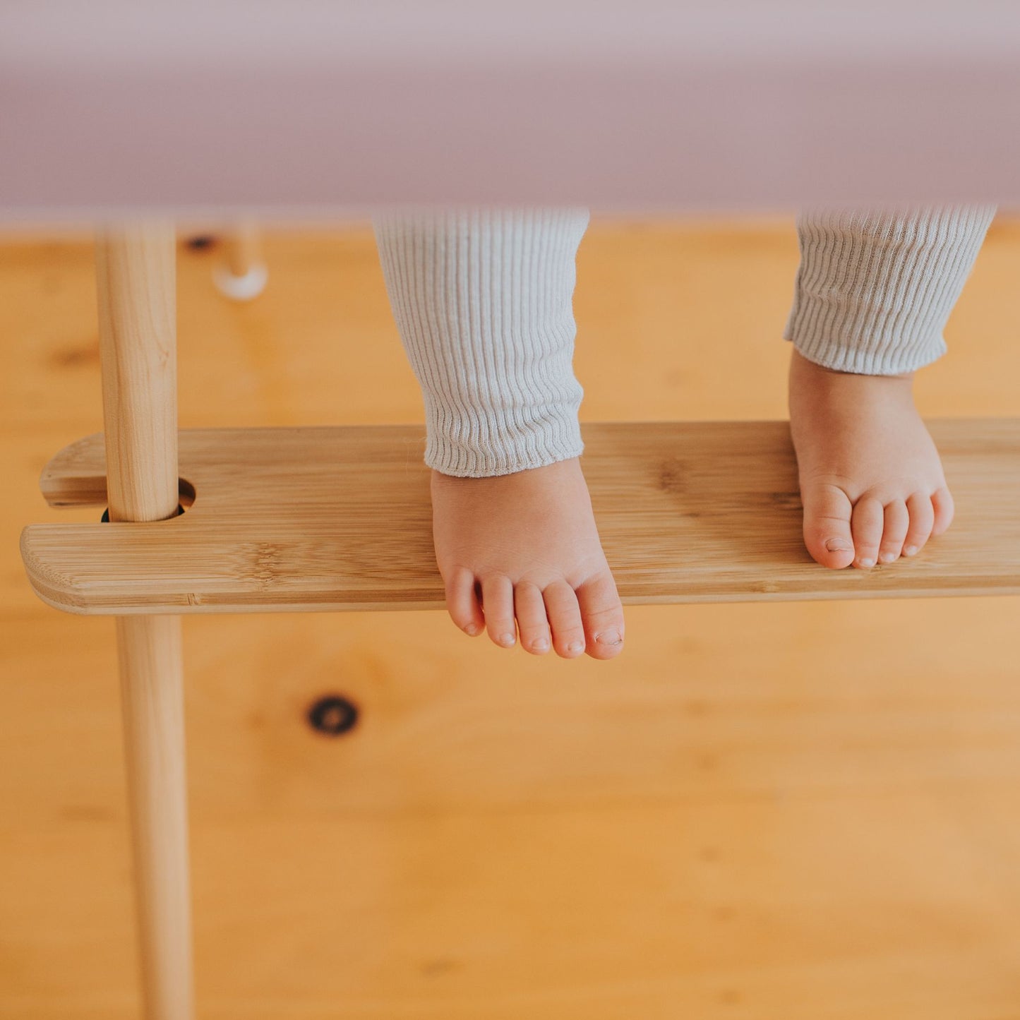 IKEA High Chair Accessories Bundle Footrest in Bamboo