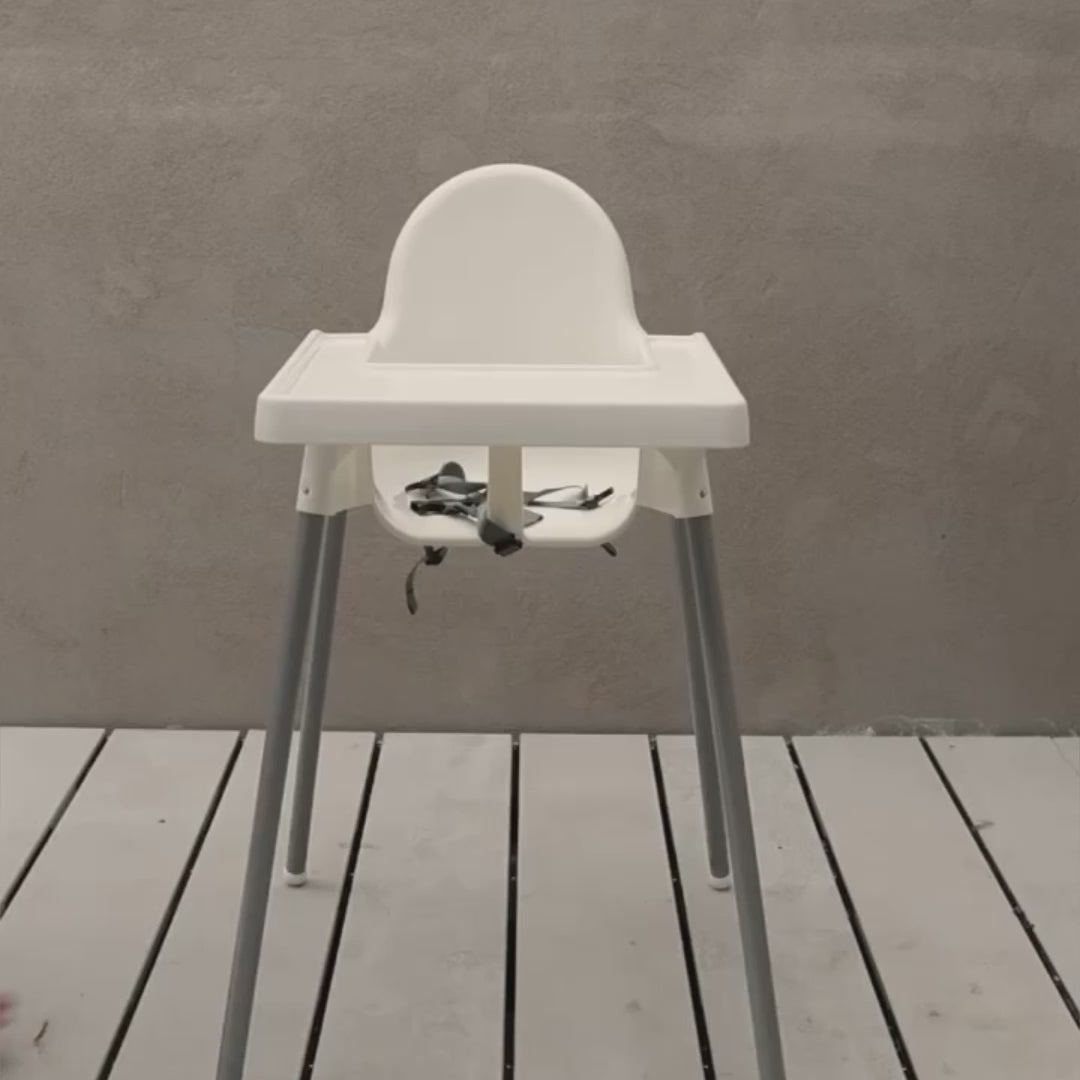 Load and play video in Gallery viewer, IKEA Highchair Footrest in Walnut