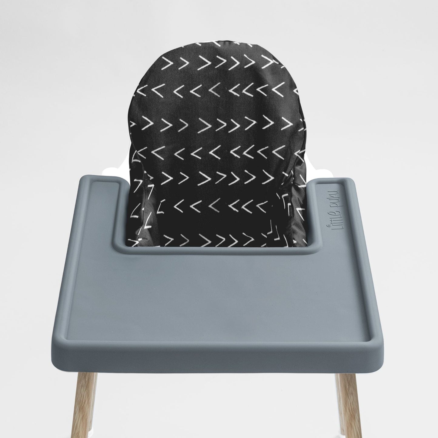 IKEA High Chair Cushion Cover with Vintage Indigo Placemat