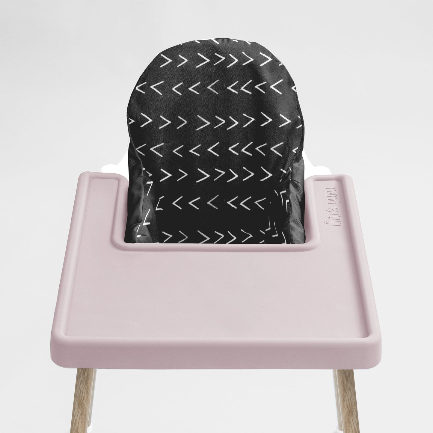 IKEA Highchair Cushion Cover with Pale Mauve Placemat