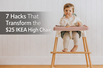 IKEA Antilop high chair with footrest, leg wraps, and placemat accessories - complete hack guide | Little Puku