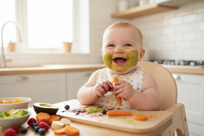 Messy Eater Baby? Why Mealtime Mess is Good (+ Tips)