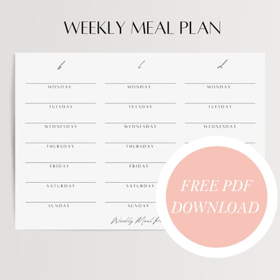 Start solids with ease! Download our Free Baby 'Weekly Meal Planner' - Little Puku
