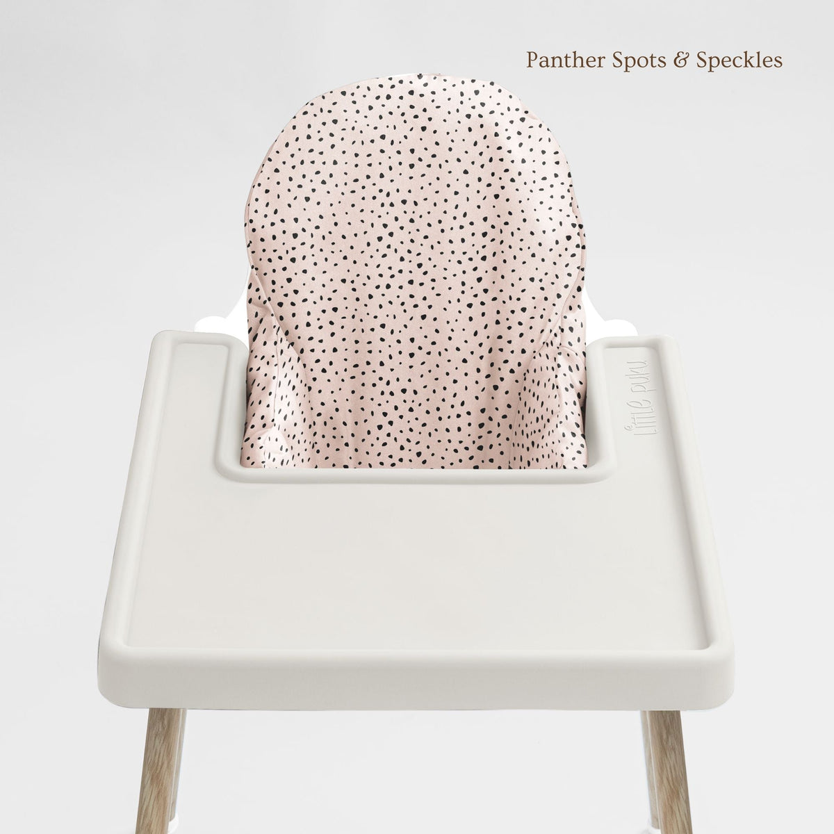 IKEA Highchair Cushion Cover in Panther Spots & Speckles Print