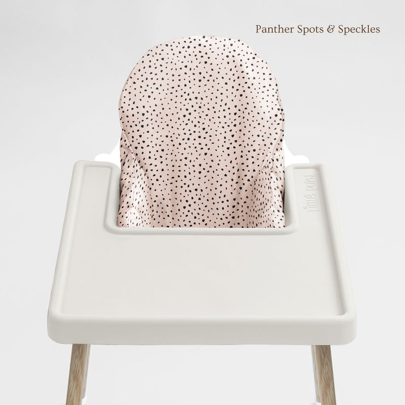IKEA Highchair Cushion Cover in Panther Spots & Speckles Print