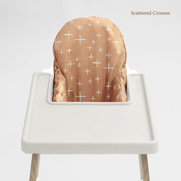 IKEA Highchair Cushion in Scattered Crosses