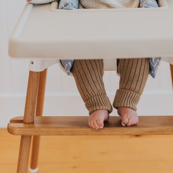 Light Walnut IKEA Highchair Leg Wraps - Little Puku