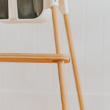 Side view of IKEA highchair footrest