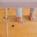 IKEA Highchair Leg Wraps in Bamboo with Matching Footrest