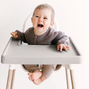 Cool Grey IKEA Highchair Placemat