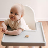 Cool Grey IKEA Highchair Placemat - Little Puku
