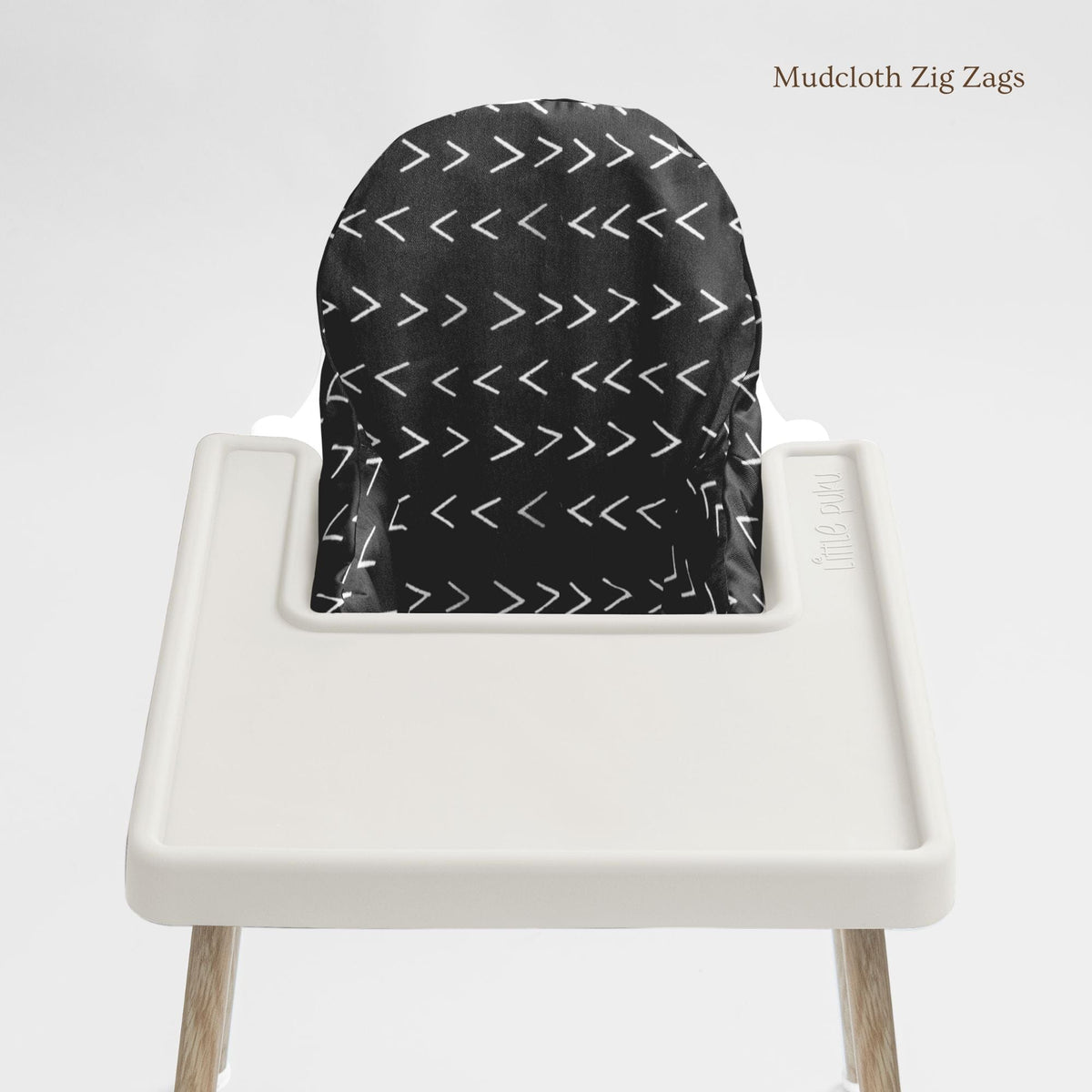 IKEA Highchair Cushion Cover in Mudcloth Zig Zags Print