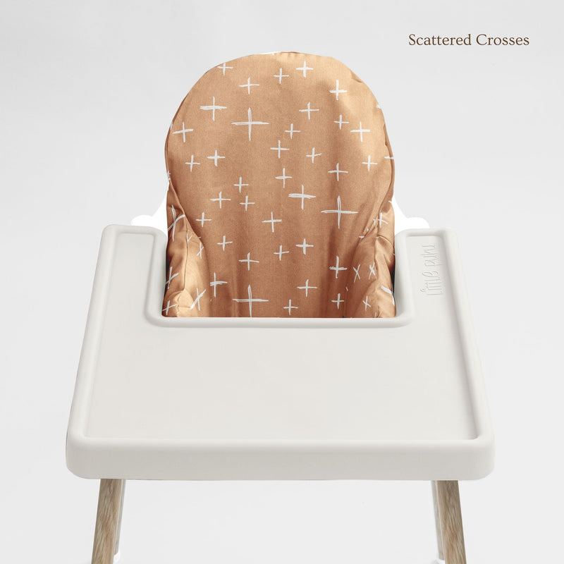 IKEA Highchair Cushion Cover in Scattered Crosses Print