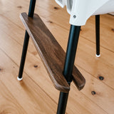 IKEA Highchair Leg Wraps and Footrest in Matte Black
