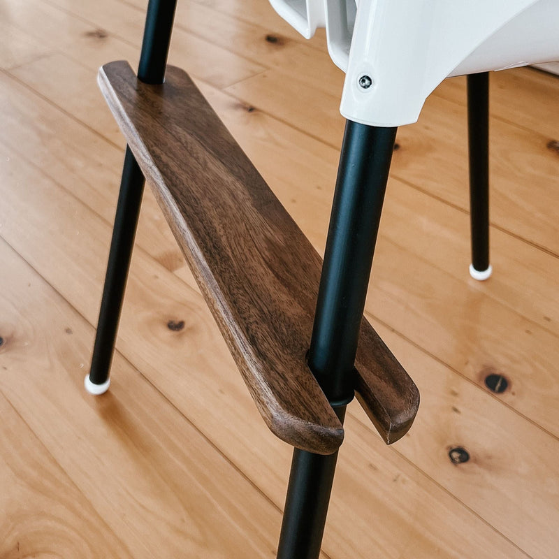 IKEA Highchair Leg Wraps and Footrest in Matte Black