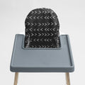 IKEA High Chair Cushion Cover with Vintage Indigo Placemat