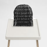 IKEA Highchair Cushion Cover in Mudcloth Zig Zags