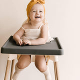 Warm Charcoal IKEA Highchair Placemat - Little Puku